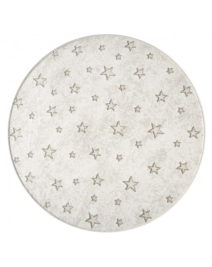 Kreminis kilimas su žvaig..