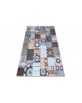 Skalbiamas patchwork stiliaus kilimas Miro