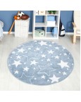 Vaikiškas kilimas "Mėlynos žvaigždelės"Vaikiški kilimai