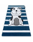 Mėlynas kilimas - šuniukas