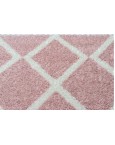 Rožinis marokietiško stiliaus kilimas BERBER 
