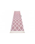 Rožinis marokietiško stiliaus kilimas BERBER 
