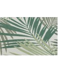 Kilimas su palmių lapais Color