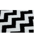 Zigzagų motyvų apvalus kilimas SKETCH F561