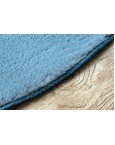 Apvalus mėlynas skalbiamas kilimas POSH