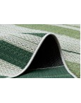 Žalias plokščio audimo kilimas Color