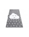Pilkas kilimas - debesėlis su žvaigždelėmis