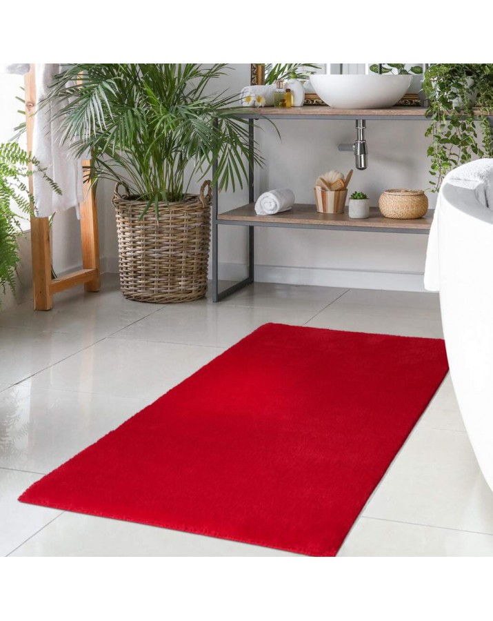 Skalbiamas vonios kilimėlis Topia Red