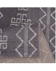 Pilkas boho stiliaus kilimas April 