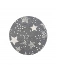 Pilkas kilimas su žvaigždelėmis