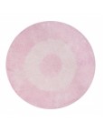 Rožinis skalbiamas kilimas "Tie-dye"Vaikiški kilimai