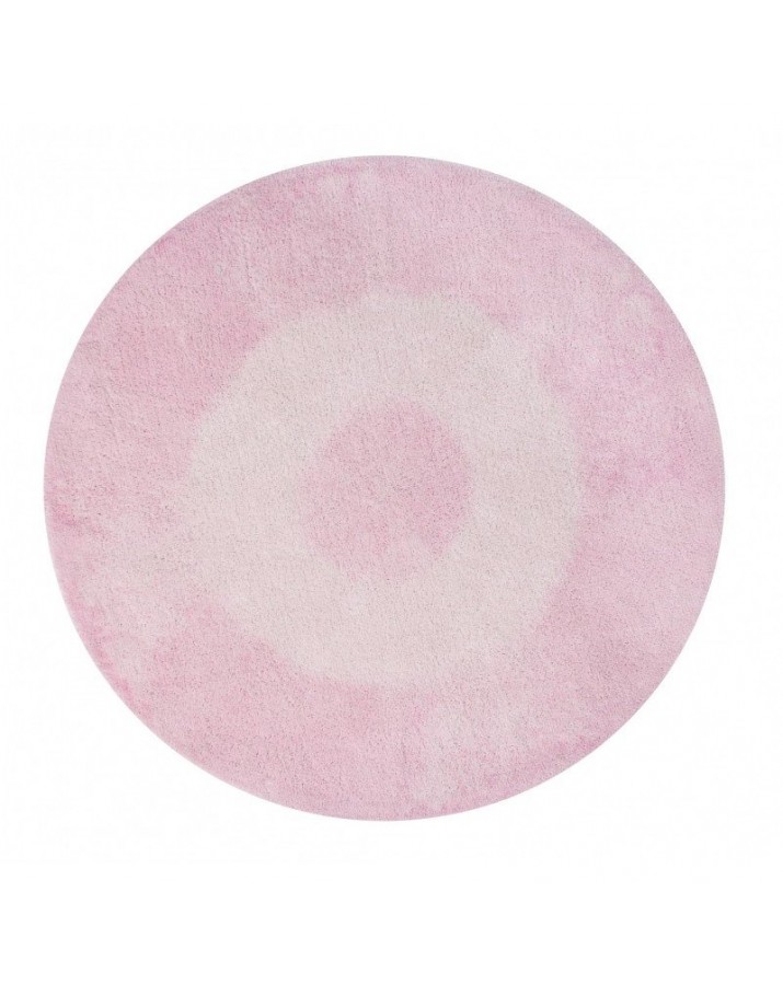Rožinis skalbiamas kilimas "Tie-dye"