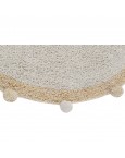 Apvalus skalbiamas kilimas Natural HoneyVaikiški kilimai