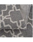 Medvilninis pilkas kilimas su raštaisKilimai