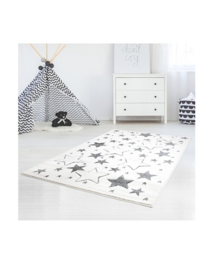 Vaikiškas kilimas "Baltos žvaigždelės"