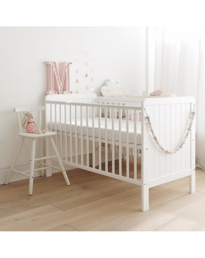 Balta kūdikių lova - "Country Cot"