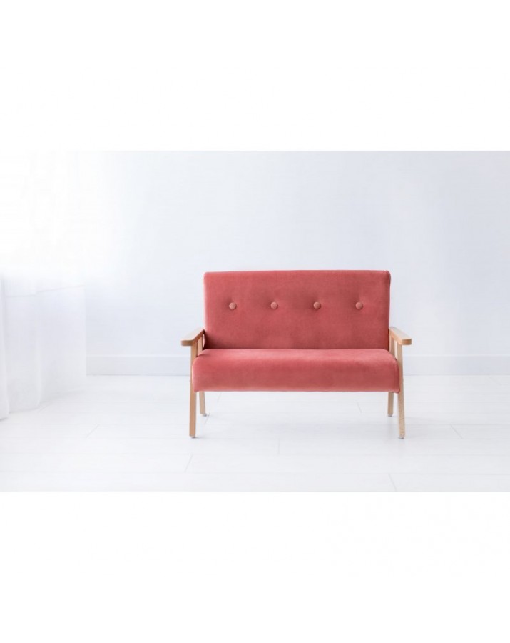Sofa - Velvet Coral