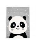 Pilkas kilimas "Panda"Vaikiški kilimai