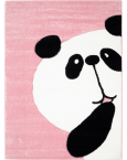 Rožinis kilimas "Didelė panda"Vaikiški kilimai