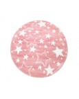 Vaikiškas kilimas "Rožinės žvaigždelės"Vaikiški kilimai