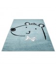 Vaikiškas mėlynas kilimas "Meškiukas"Vaikiški kilimai
