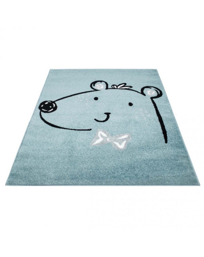 Vaikiškas mėlynas kilimas "Meškiukas"