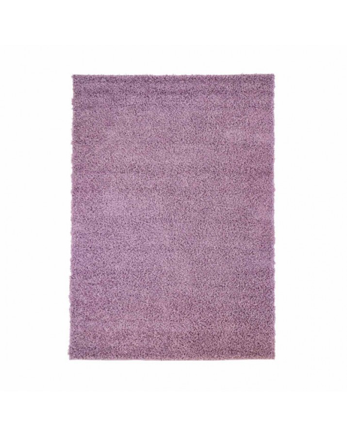 Violetinis minkštas kilimas "Shaggy" 200x200 cm