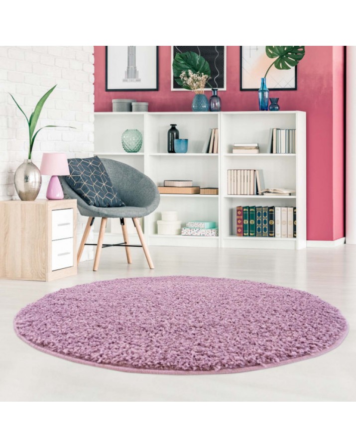 Violetinis minkštas kilim..