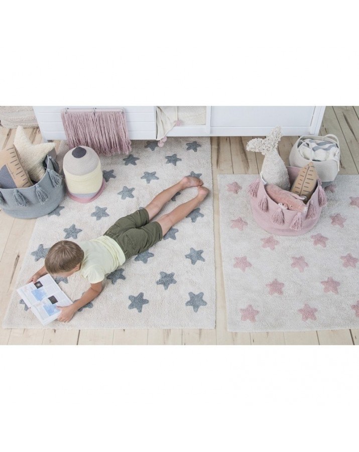 Skalbiamas kilimas su žvaigždelėmis